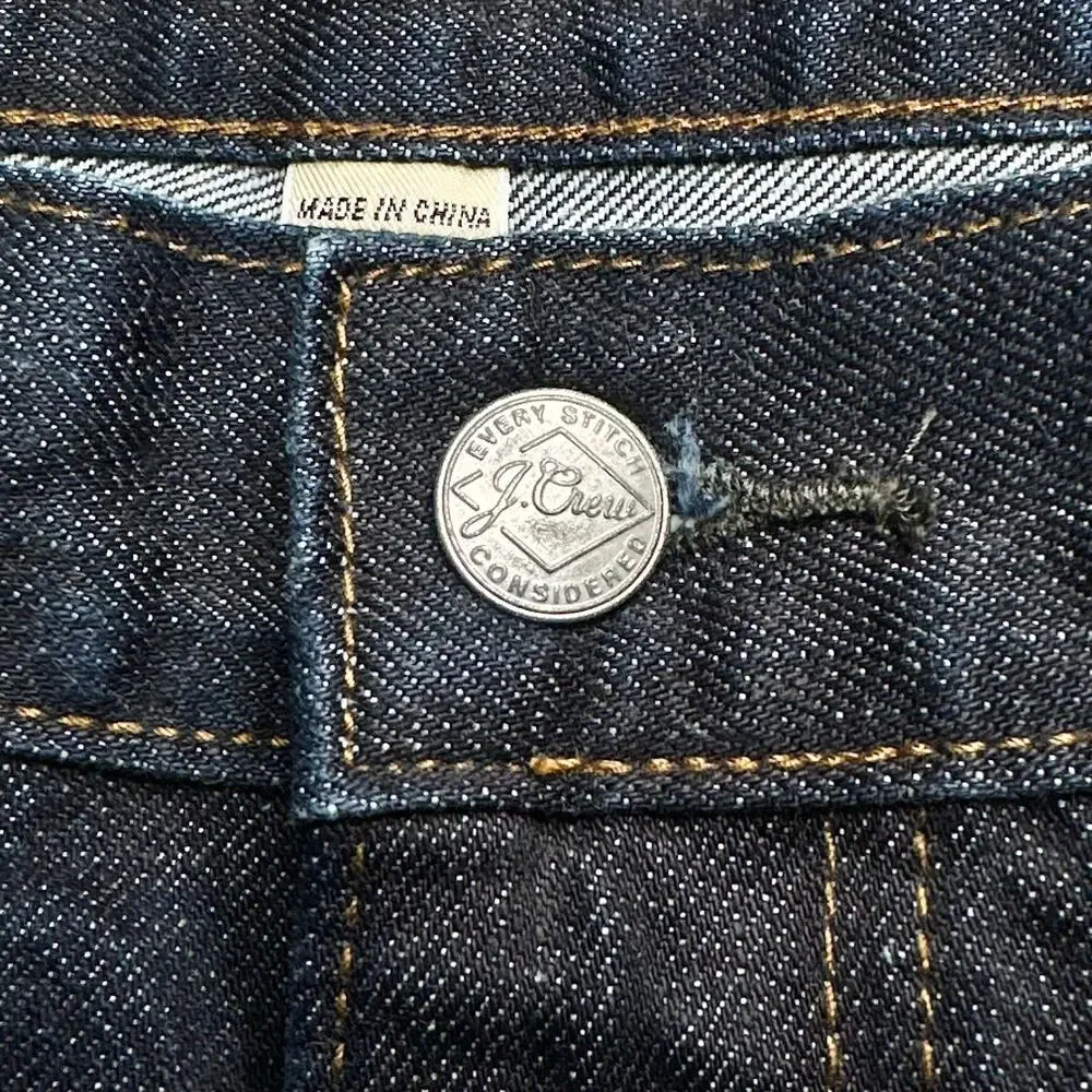 J. Crew | Men | 770 Slim Straight Indigo Japanaese Kaihara Denim Jeans | 38x32